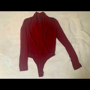 BR Red Blouse bodysuit
